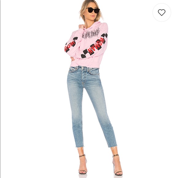 GRLFRND Pants - Grlfrnd Karolina hi waisted button fly crop jean26